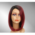 Peruca bobo ombre saten inchis / burgundy